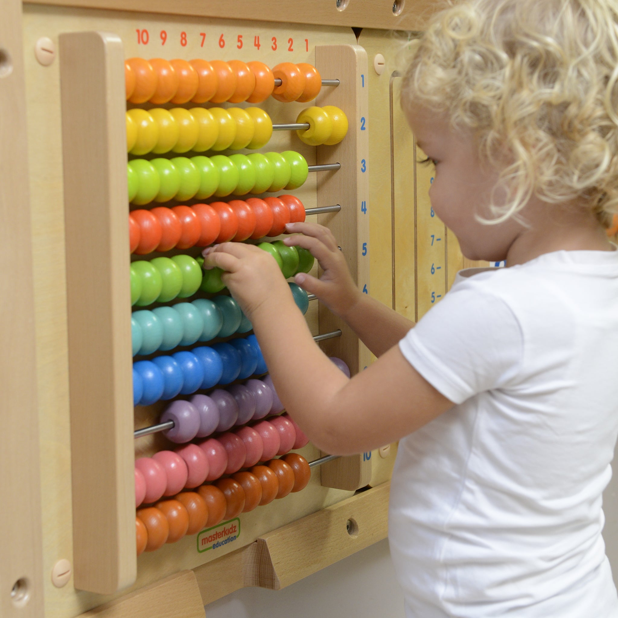 Masterkidz Wall Elements - 1-100 Counting Beads Giant Abacus