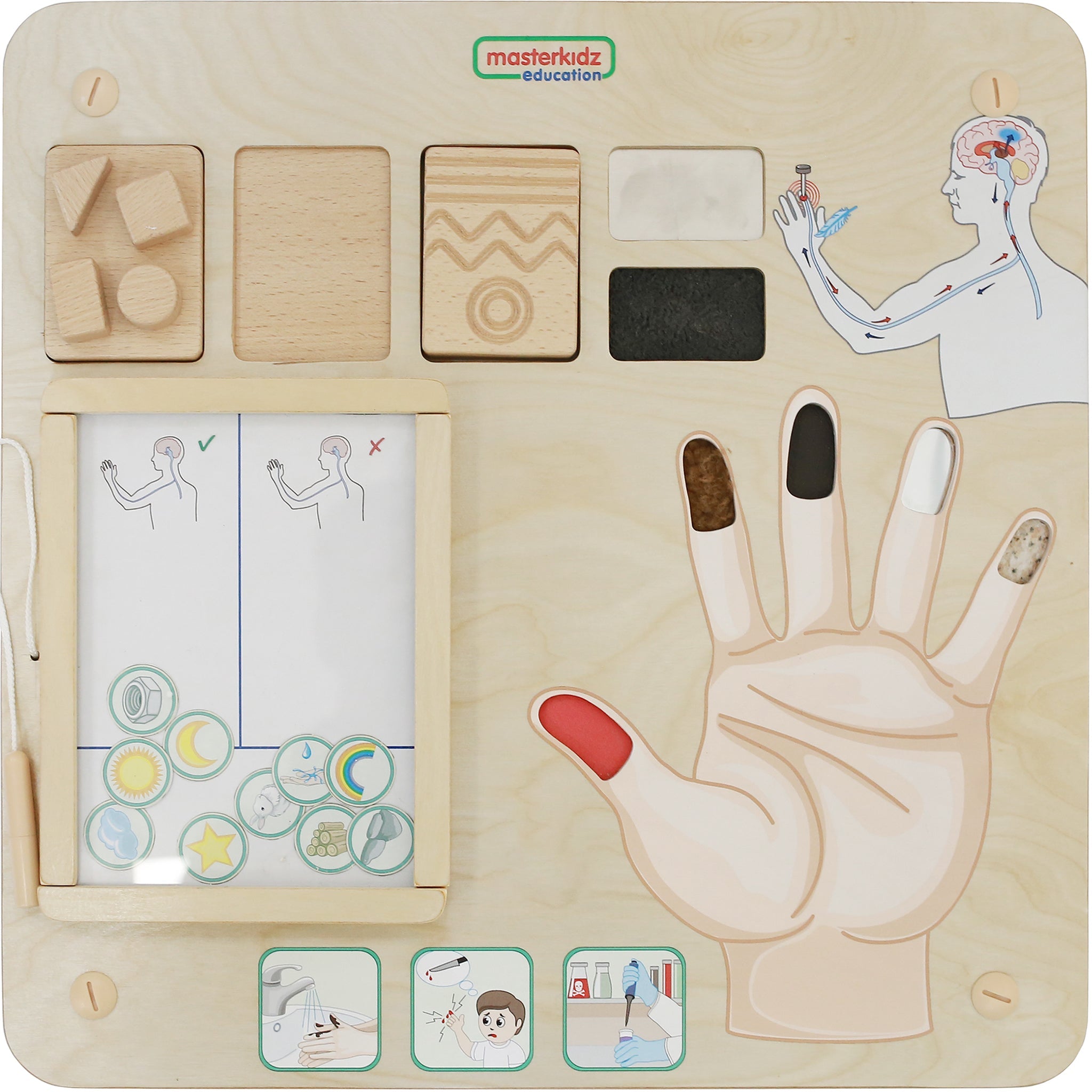 Masterkidz Wall Elements - Sense of Touch